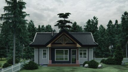 Проект бани «Желтый клен»