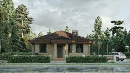 Проект одноэтажного дома